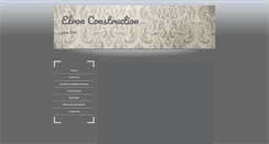 Desktop Screenshot of elronconstruction.com